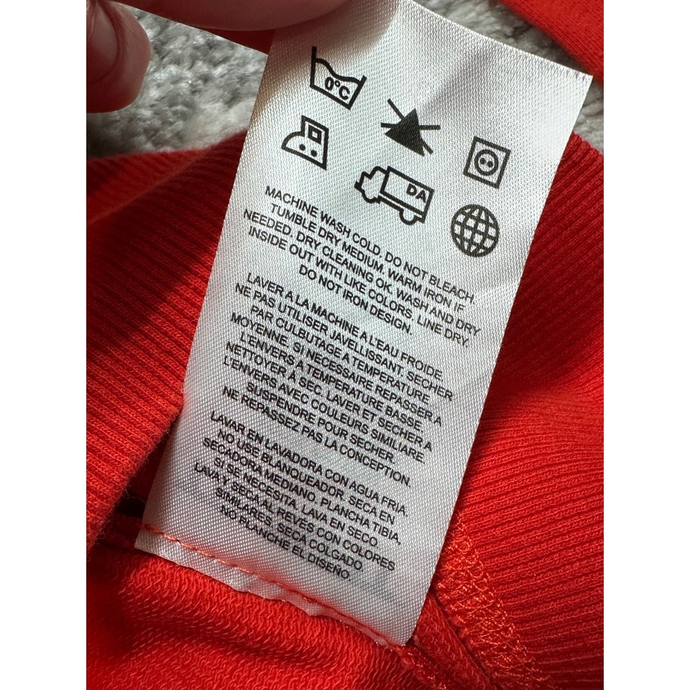 Trukfit‎ Sweatshirt Mens Small Red Praying Hands Graphic Side Zip All Over Print - Picture 12 of 15